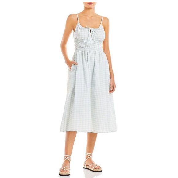 NWT Tory Burch Gingham Midi Beach Dress - Picture 5 of 13
